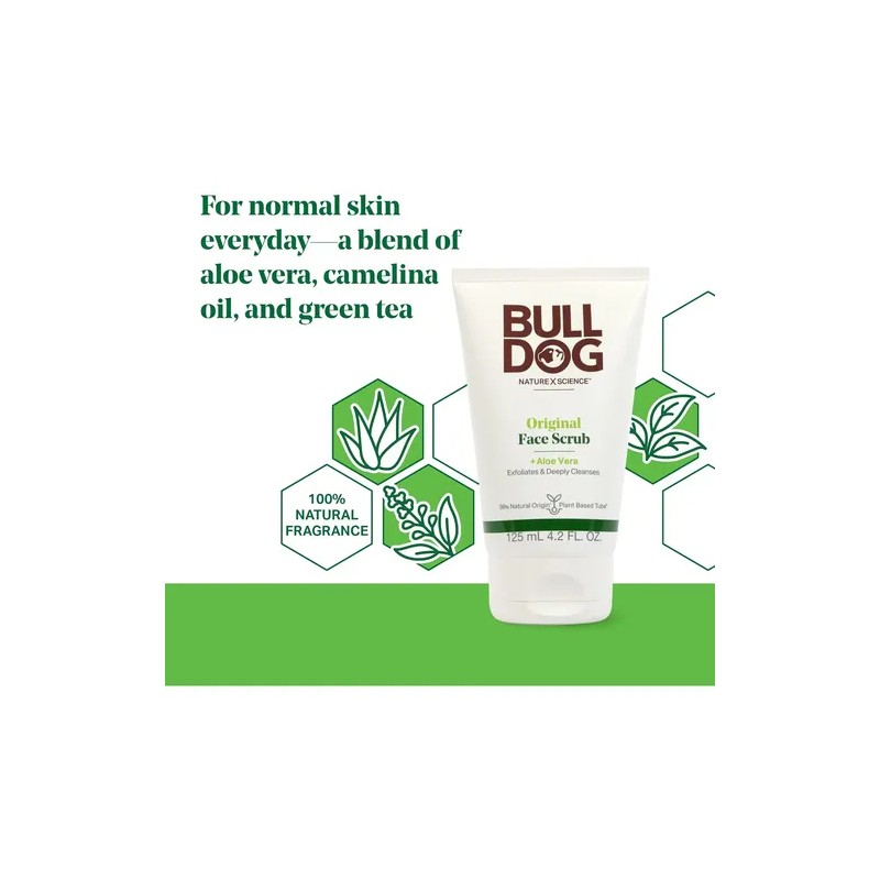 Bulldog Mens Skincare And Grooming Exfoliante Facial Origina