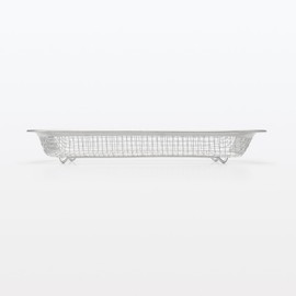 Muji 12829027 Stainless Steel Mesh Tray, Small, Approx. Width 8.3 x Depth 6.7 x Height 1.2 inches (21 x 17 x 3 cm)