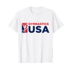 Gymnastics USA Support the Team Tshirt USA Flag T-Shirt