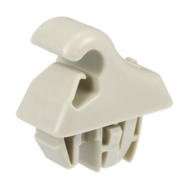 Motoforti Car Sun Visor Holder Clip, Sun Visor Bracket Hook Clips Hanger, for Mitsubishi Montero 2001-2006, Plastic, No.MR779704, Beige