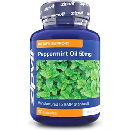 Peppermint Oil Capsules 50mg, 180 Peppermint Capsules