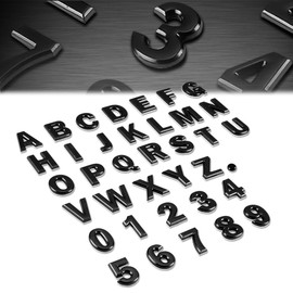 Car Letter 7 Emblems Badges Metal Vehicle Decals Bumper Sticker, Compatible with Nissan 370Z Z Z34.Cool Car Exterior Accessories Replacement for Motorcycle SUV Pickup Truck, Black