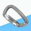 Aluminium Alloy 25KN Safety Rescue Carabiner D Buckle for Outdoor