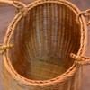 ratanbasuketto Shopping Hamper, Round