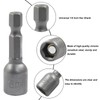 Cjueiom 2pcs 1/4" Quick-Change Hexagon Socket, 8mm Metric Nut Drivers