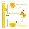 Lacaser Beeswax Taper Candles Set of 6 Pcs, 9" Long
