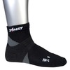 Zamst HA-1 Crew Socks, Black, Large