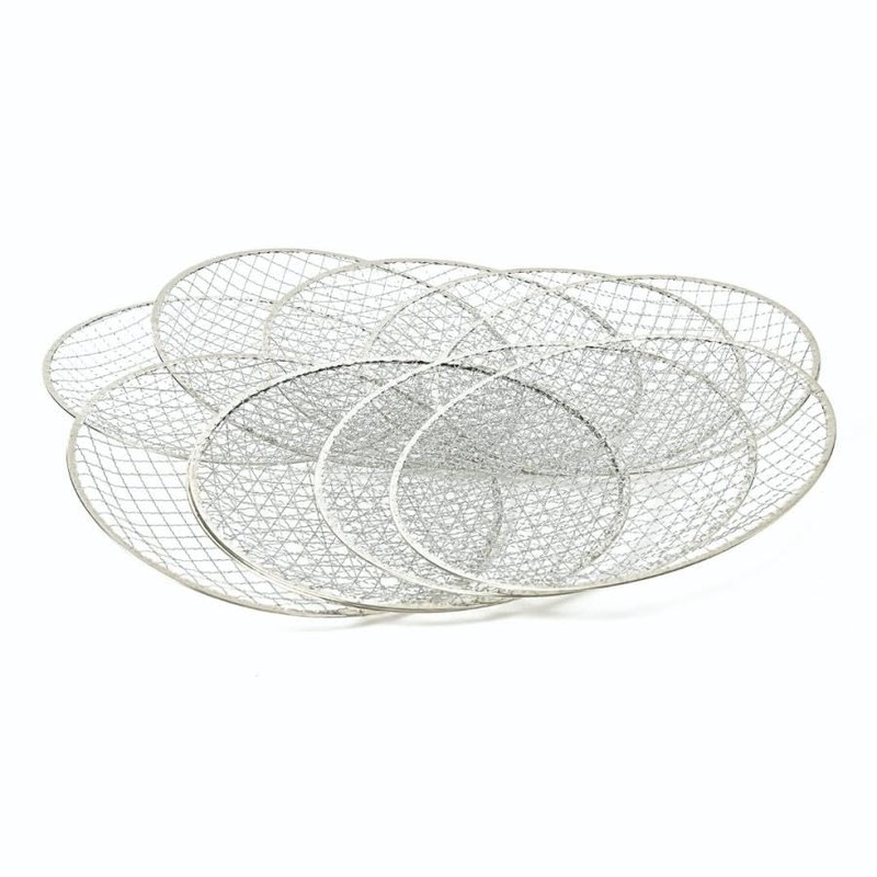 (TFS) Disposable Grill Netting, 9.8 inches (25 cm), Dome-Shaped, Stress