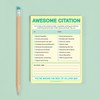 Knock Knock 6-Count Awesome Citation Note Pads, Encouragement Gifts &