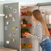 16PC Funny Fridge Magnets, Reusable Cute Magnets Animals and Words