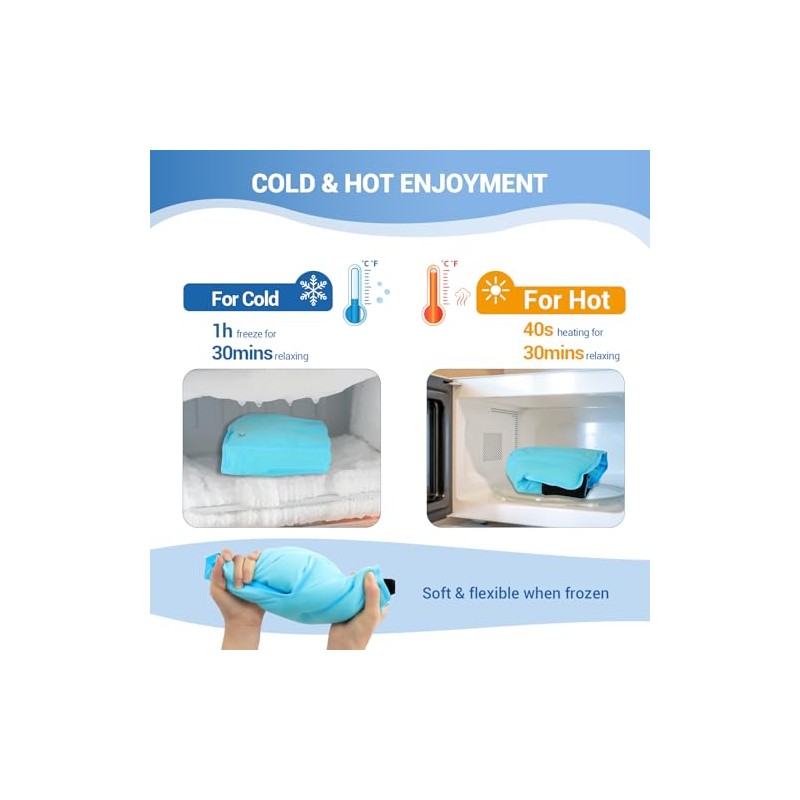 Comfytemp Comfytemp Large Ankle Foot Ice Pack Wrap 1Pack, Reusable