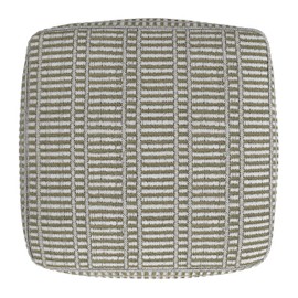 SIMPLIHOME Safford 20-inch Wide Pouf in Natural/Travertine/White, Handwoven Outdoor/Indoor Boho-Style Ottoman for Living Room, Bedroom, or Patio, Weather-Resistant, UV-Protected, Assembled