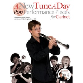 A NEW TUNE A DAY POP PERFORMANCE PIECES: CLARINET (BOOK/CD)