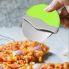 Handheld Pizza Slicer | Stainless Steel Kitchen Gadget with Protective