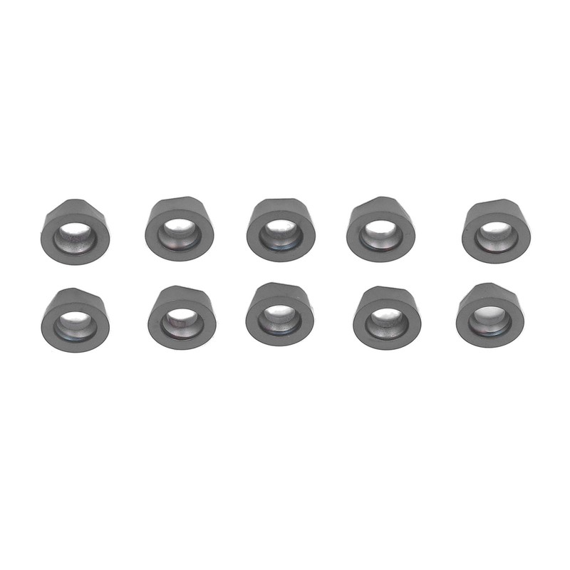 10PCS Black Coating Carbide Inserts Round CNC Turning Milling Inserts