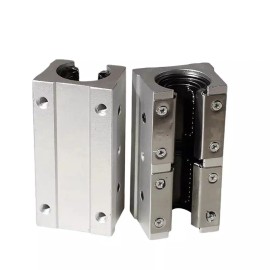 Coavoo SBR12LUU 베어링 블록 선형 모션 샤프트 가이드 슬라이드 레일용 2Pcs 12mm 개방형 롱 슬라이딩 볼 Coavoo SBR12LUU Bearing Block Linear Motion Shaft Guide Slide Rail for 12mm Open Type Long Sliding Ball 2Pcs