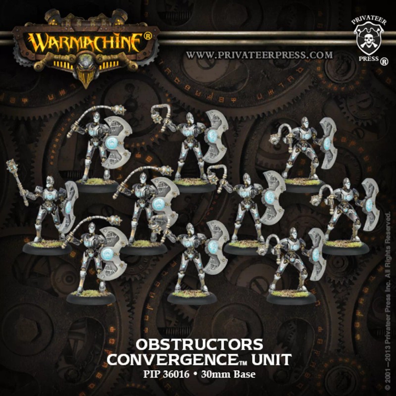 Privateer Press Warmachine Convergence of Cyriss - Obstructors Unit PIP36016