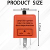 Tobenbone CF-13 Led Flasher Relay 3 Pins 12V Adjustable Frequency