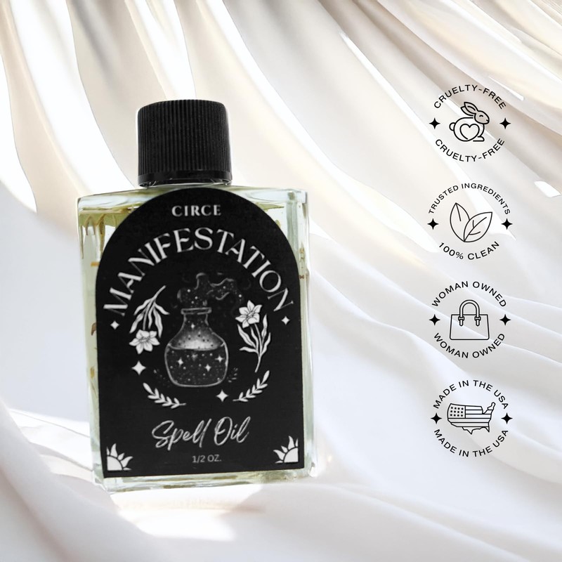 CIRCE Manifestation Spell Oil - Focus Intentions & Support Goals