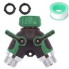 Hose Splitter 2 Way, Heavy Duty Metal Connector, Two Way