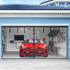Golkcurx Garage Door Screen for 2 Car 16x7FT Garage Doors,