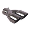 idain 2.5 inch Inlet Dual Exhaust Tip Stainless Steel Polished
