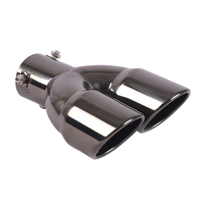 idain 2.5 inch Inlet Dual Exhaust Tip Stainless Steel Polished
