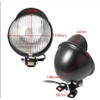 5.5" Black Motorcycle Headlight For Cruiser Chopper Cafe Racer Bobber