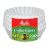 Melitta Junior 4-6 Cup Basket Coffee Filters, White, 200 Count