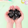 ZZTX Black Binder Clips Paper Clamps Clips Small Size, 0.75