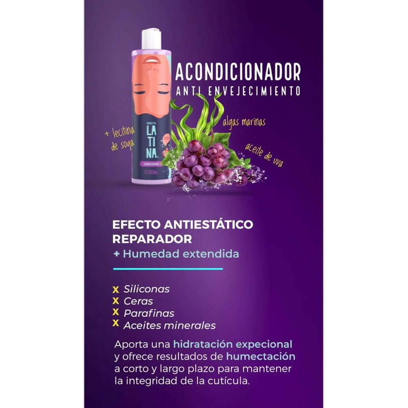 Acondicionador LATINA Anti-envejecimiento