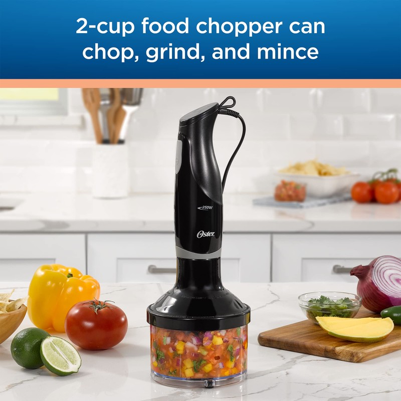 Oster Food Prep Kit Small Kitchen Appliance with Immersion Hand