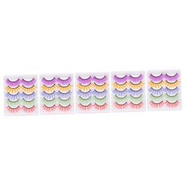 Ipetboom Sets Fake Eyelashes Thick Volume Makeup Lashes Natural Look False Lash Set for Parties Nights Pairs