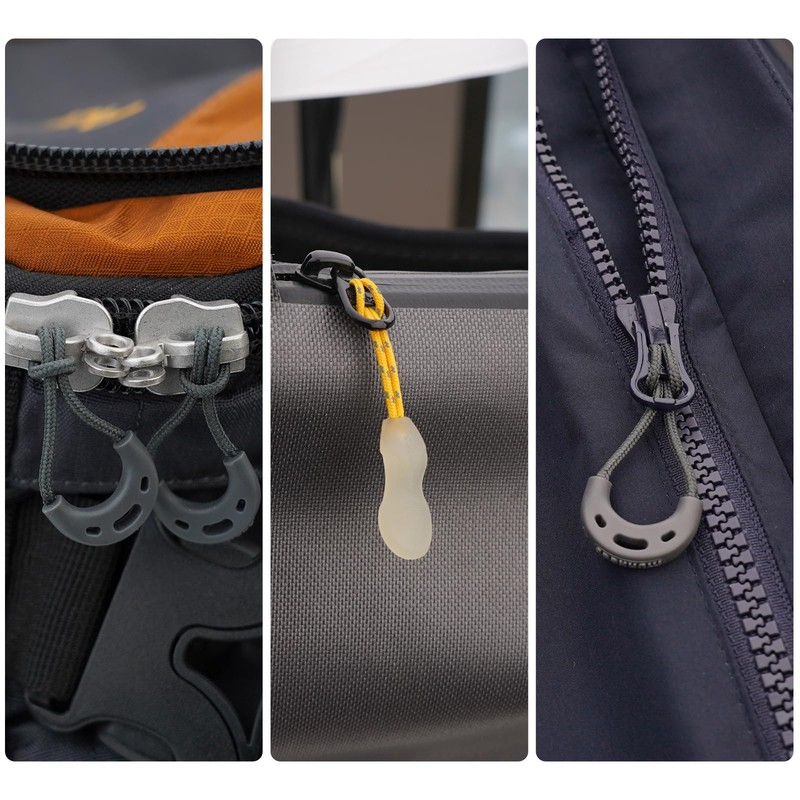 munkees Zipper Puller Replacement Nylon Pull Rope 3 in Pack