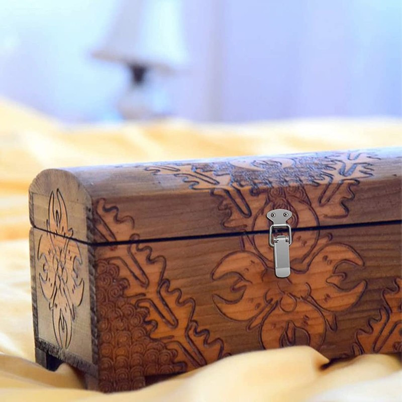 20 Pcs Spring Loaded Toggle Latch Catch Clamp Clips, Stainless