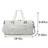 Jupkem Star Pattern Sports Duffle Bag for Women Travel Gym