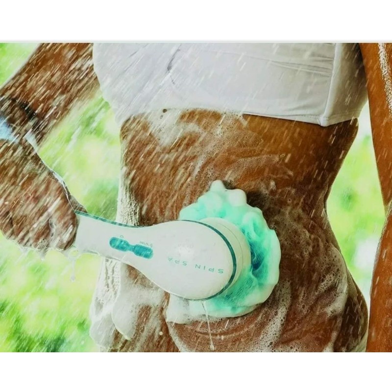 Spin Spa Body Brush Deluxe 10 pc Kit - Teal