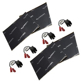 Harmony Audio HA-726512 Compatible with Chrysler Sebring 2001-2006 Speaker Replacement Harness and HA-SDSK Car Truck SUV Sound Damping Dampening Deadening (2) Mat 10" x 10" Sheets Install Kit