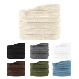 Slaace Beige Shoelaces for Premium Sneakers 10mm - Flat Shoelaces for Sneakers, Flat Shoelaces, Sneaker Shoelaces, Shoelaces, Beige, Shoelaces Beige -, black