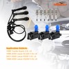 DEEGOOLY 3PCS UF228 Ignition Coils Pack & 6PCS 4589 Iridium
