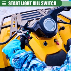 Motoforti Combination Switch Start Light Kill Switch Assembly, Left Handlebar Handlebar Bar Switch Assembly, for Honda FourTrax 300 TRX300FW TRX300 1988-1995, ABS, 35020-HC4-004, Black