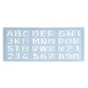 CSP 1585 - Stencil per etichettatura lettere e numeri da