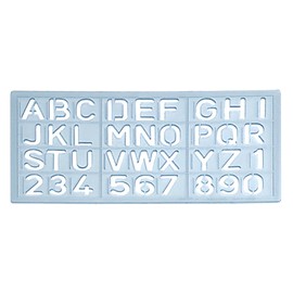 CSP 1585 - Stencil per etichettatura lettere e numeri da 15 mm