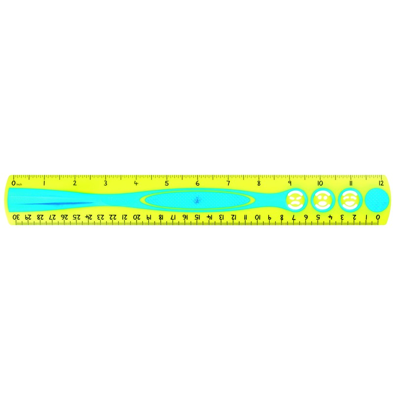Maped Kidy'Grip Dual Graduations 12 inch Ruler (278611) by Maped