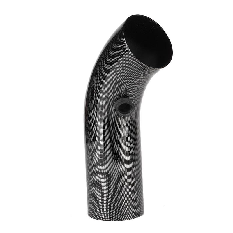 Universal Car 75mm Inlet Carbon Fiber Look Steel Cold Air