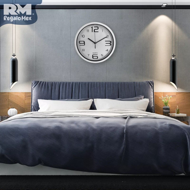 Rm Regalomex Reloj De Pared Análogo Función Con Cuarzo