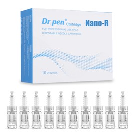 Dr.pen Ultima A10 Nano-R Cartridges Pack of 10 - 100% Original Dr. Pen Ultima A10 Nano-R - For the Treatment of Fine Lines, Spot Reduction and Daily Care - Model Nano-R, Pack of 10
