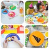 FAELNK Pack of 130 DIY Colourful Paper Plates Colourful Party