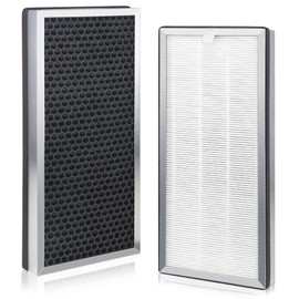 2 Pack 40 Replacement Filter Compatible with MA Series 40 Purifier, H13 True HEPA Filter and Activated Carbon Filter, 3-in-1 HEPA Filter.
