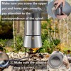 Sivaphe Stainless Steel Stovetop Espresso Coffee Maker, 6cups Espresso pot,